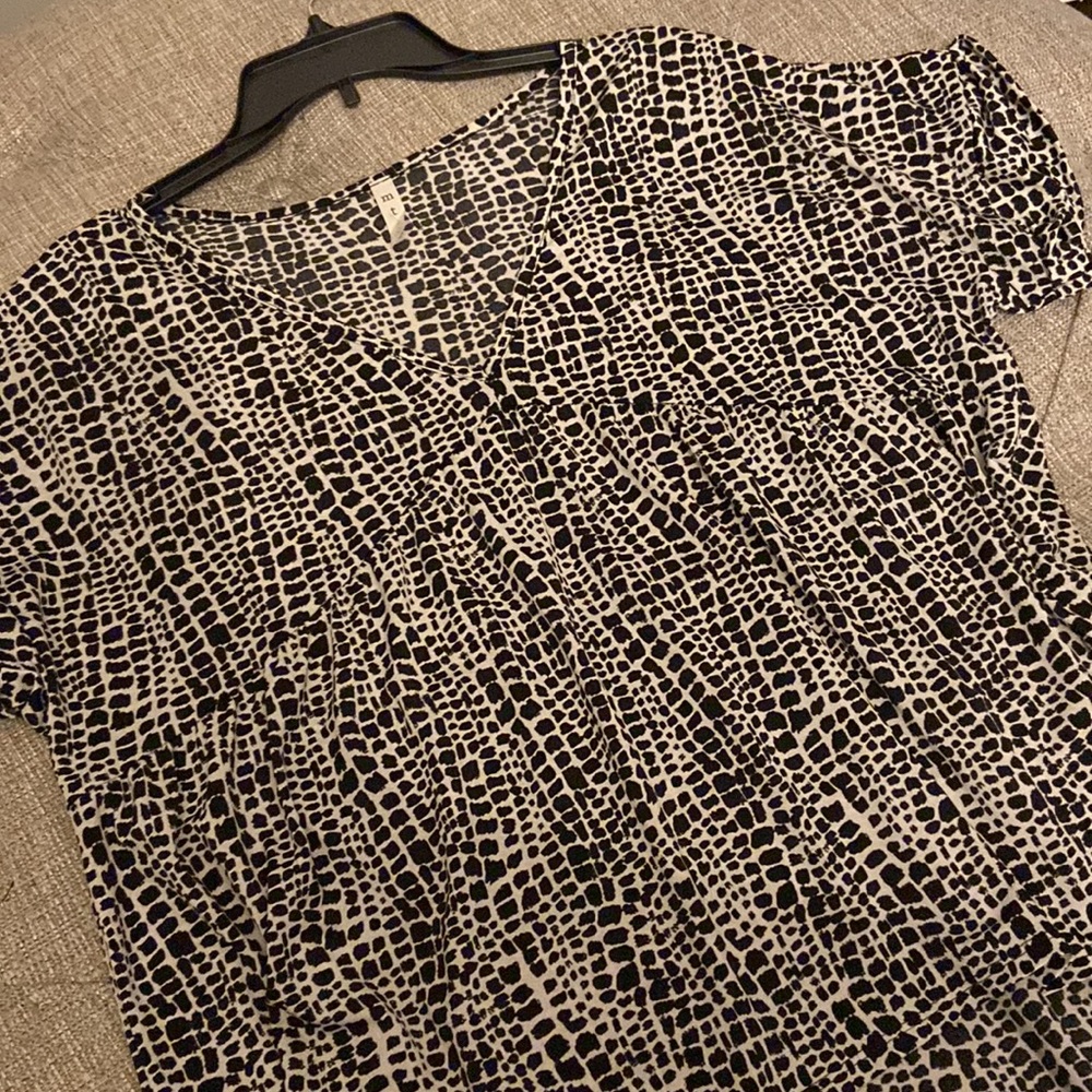 Animal print top